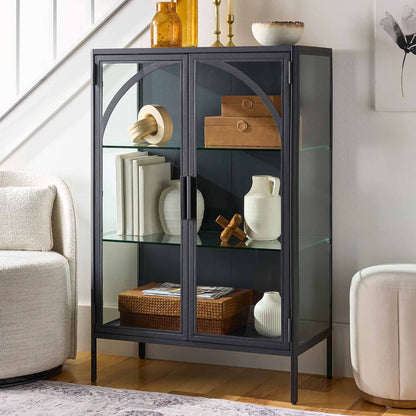Better Homes & Gardens Nola Accent Cabinet, Black Finish