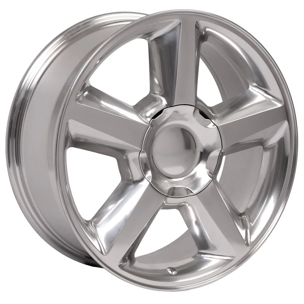 20 inch Rim fits 1995-2019 Chevrolet Tahoe Polished 20x8.5 Aluminum Wheel Direct Fit