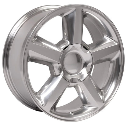 20 inch Rim fits 1995-2019 Chevrolet Tahoe Polished 20x8.5 Aluminum Wheel Direct Fit
