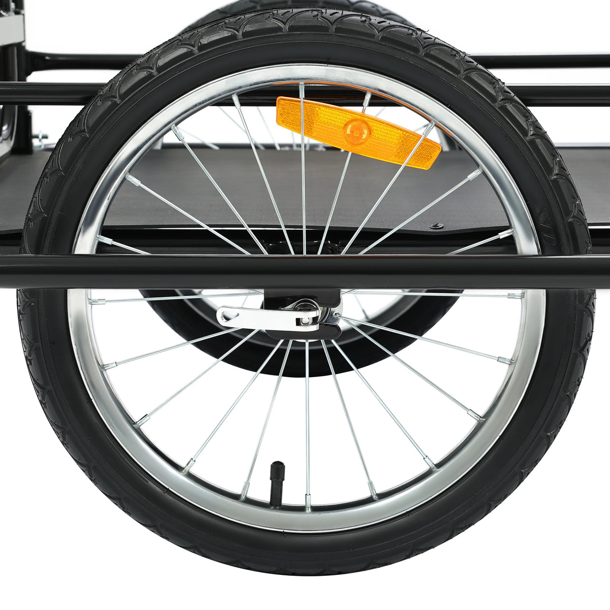 Kojem Foldable Two-Wheels Cargo Trailer Bicycle, Black