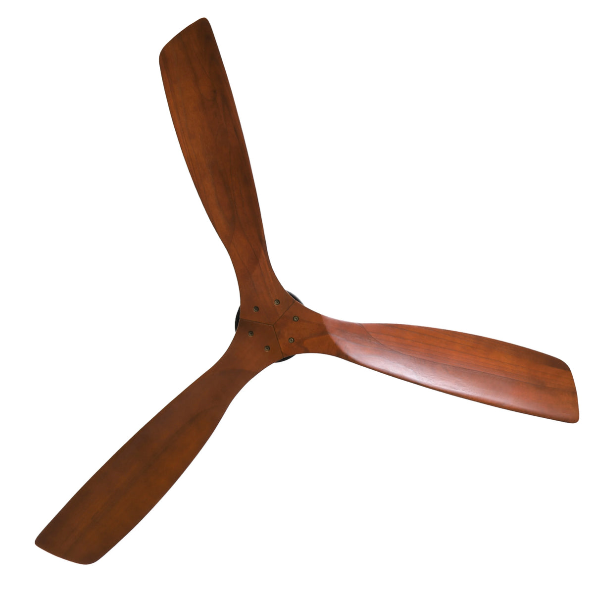 Sofucor Ceiling Fan without Lights, 60 Inch Low Profile Flush Mount Mordern Wood Ceiling Fan with Remote