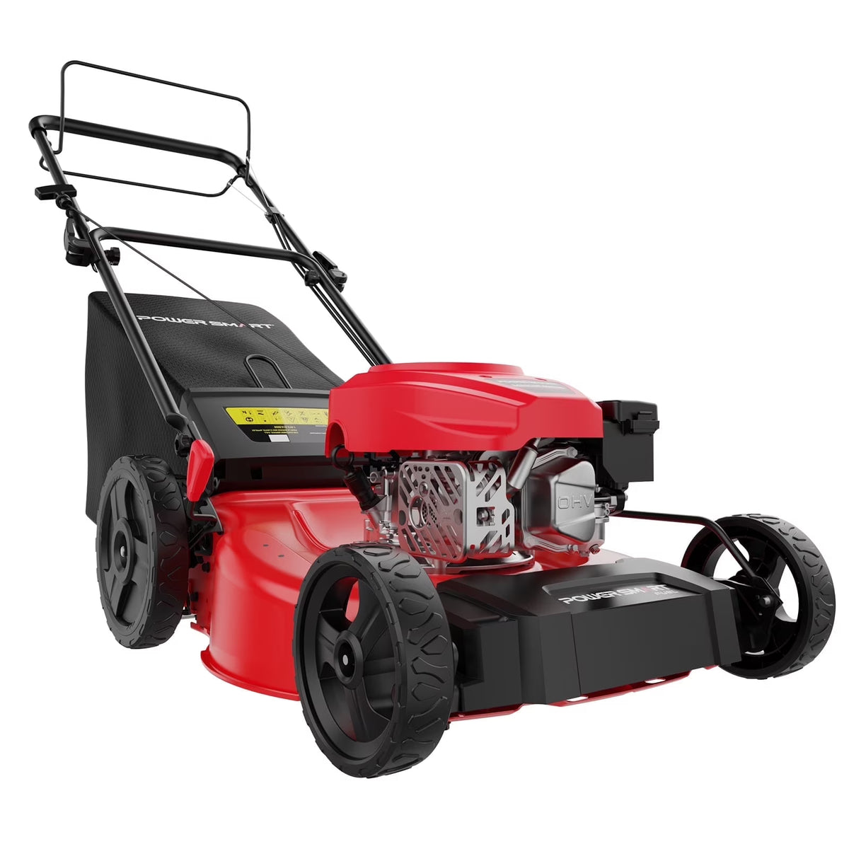 PowerSmart 21" 170cc Gas Self-Propelled Lawn Mower, with 6-Position Height Adjustment