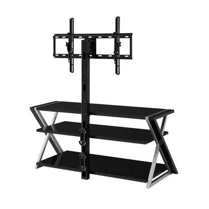 Whalen Xavier 3-in-1 Television Stand for TVs up to 70", Black