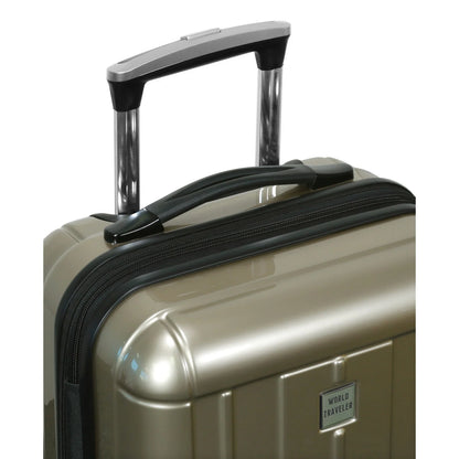 World Traveler Contour Hardside 3-Piece Spinner Luggage Set - Yellow