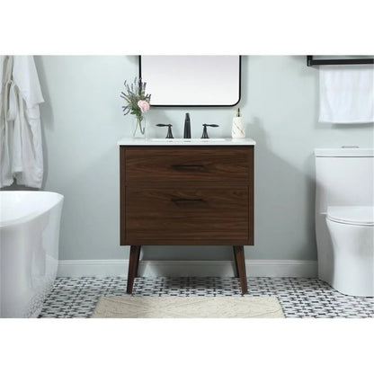 30 inch bathroom vanity in Green