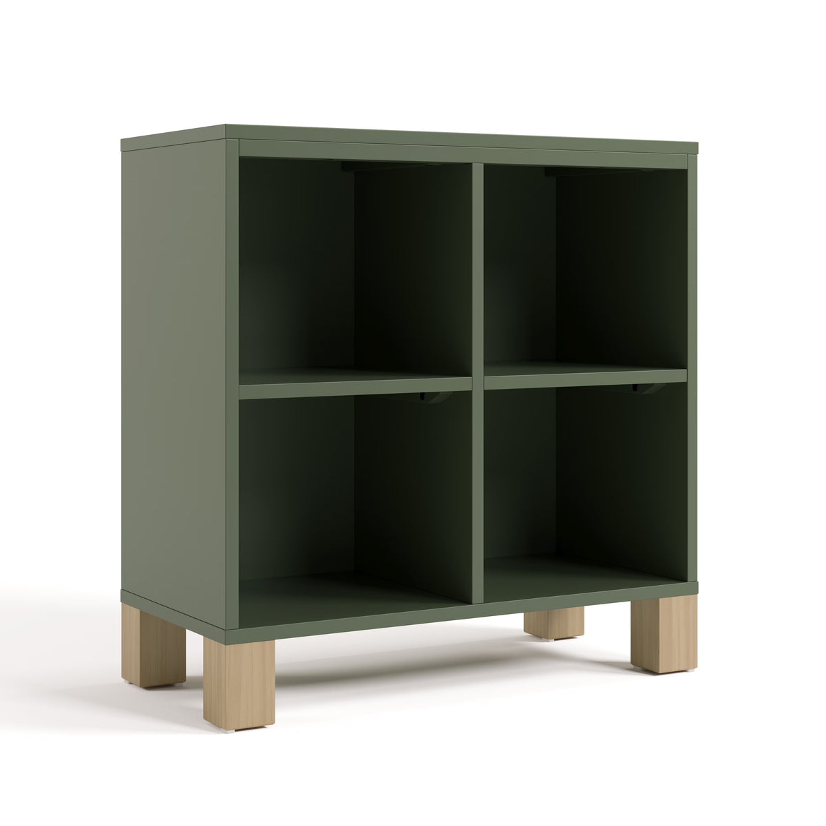 Storkcraft California Cube Organizer Children's Bookcase, Blush with Driftwood