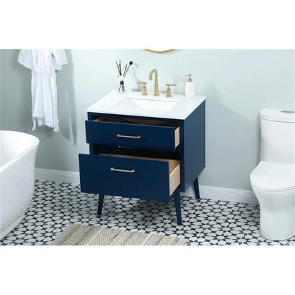 30 inch bathroom vanity in Green