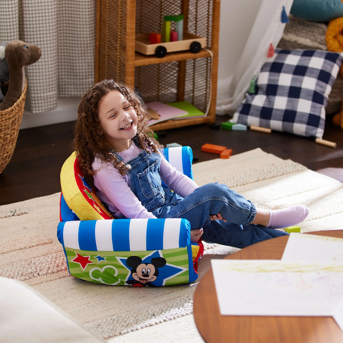 Marshmallow Furniture 2 Pack 2-in-1 Flip Open Foam Sofa Bed, Toy Story 4