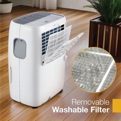 Whirlpool Energy Star 50-Pint 4500 Sq ft Humidity Absorber Dehumidifier, Bedroom, Basement, Garage, WHAD501DW