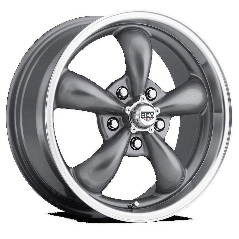 REV Wheels 100S-7807300 100 Series- 17x8 - 4.5 bs - 5x5/5x127 -Gray