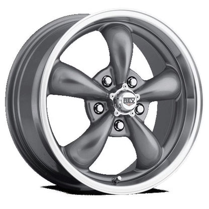 REV Wheels 100S-7807300 100 Series- 17x8 - 4.5 bs - 5x5/5x127 -Gray