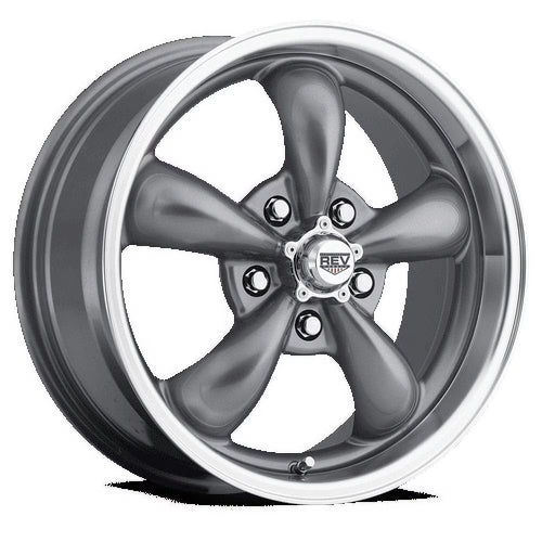 REV Wheels 100S-7807300 100 Series- 17x8 - 4.5 bs - 5x5/5x127 -Gray