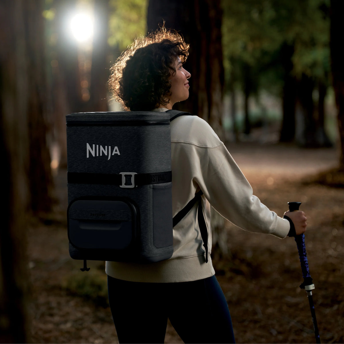 Ninja Outdoor FrostVault Go 24-Can Soft Cooler with Cold Dry Zone, Lakeshore Blue - FF124NV