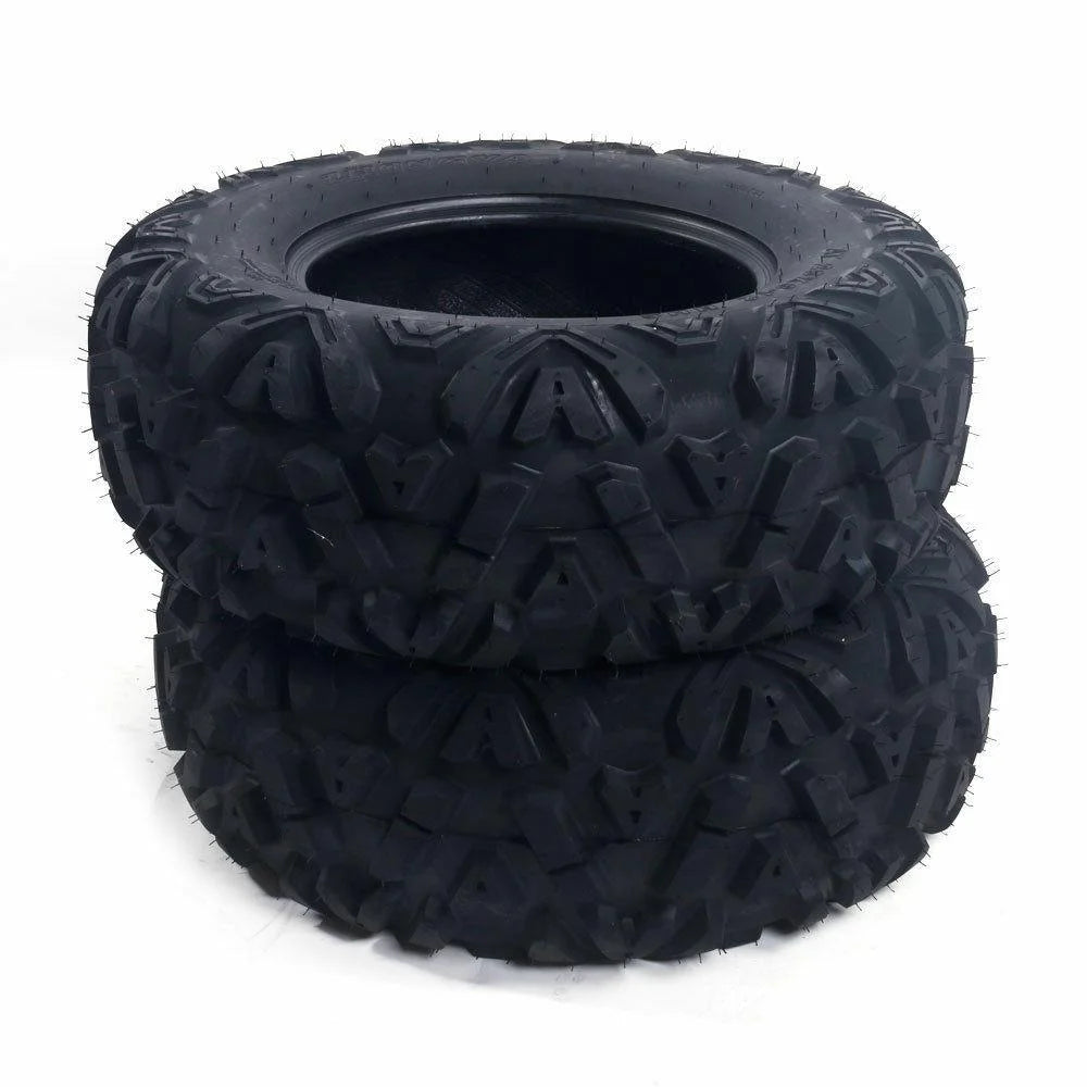 Ktaxon Set of 2 22x10.00-10 ATV Tires, 4PR All Terrain ATV/UTV Tires, Tubeless