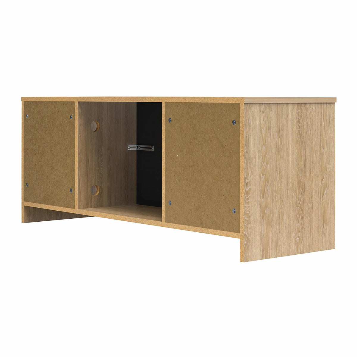 Mainstays Fireplace TV Stand, for TVs up to 55", Black Oak