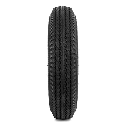 1AutoDepot 4.80-12 4.80x12 480-12 4.8-12 Trailer Tires with Rims, 5 Lug 6PR Load Range C, Set of 2