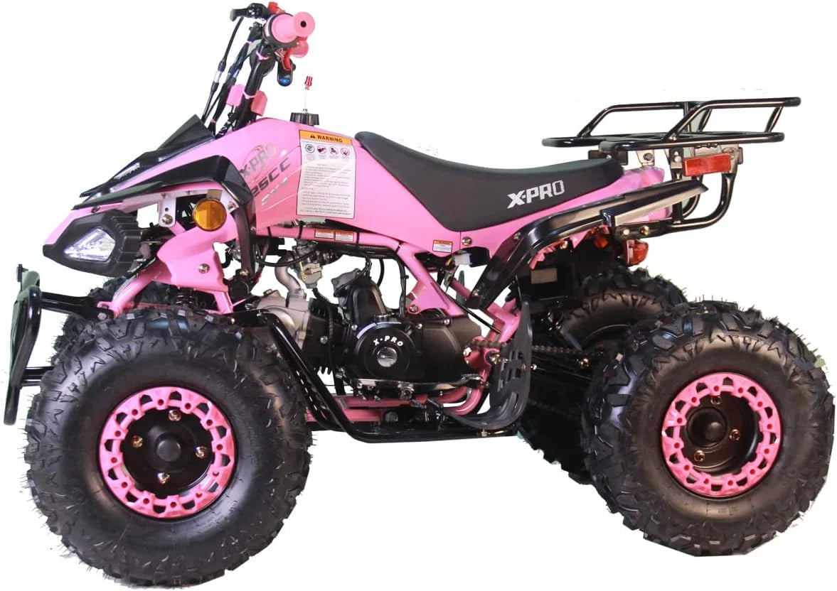 X-Pro Brand New 125cc Gas ATV, Automatic Transmission w/Reverse Remote Control Big 19"/18" Tires