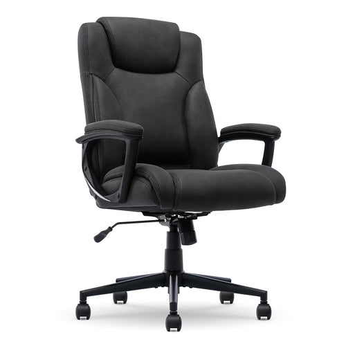 Serta Comfort Eco Office Ergonomic Computer Chair Lumber Support Black