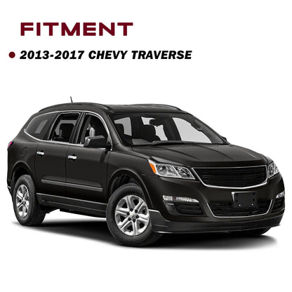 Headlights For 2013-2017 Chevy Traverse Chrome Factory Style Headlamps LH+RH Set