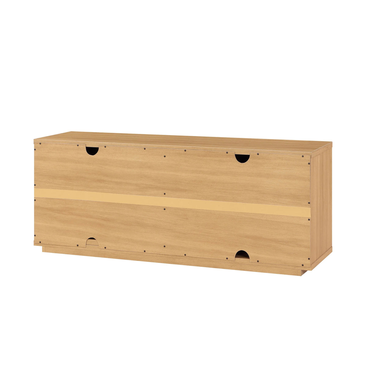 Beautiful Fluted TV Stand for TV��s up to 70�� by Drew Barrymore, Rich Black Finish