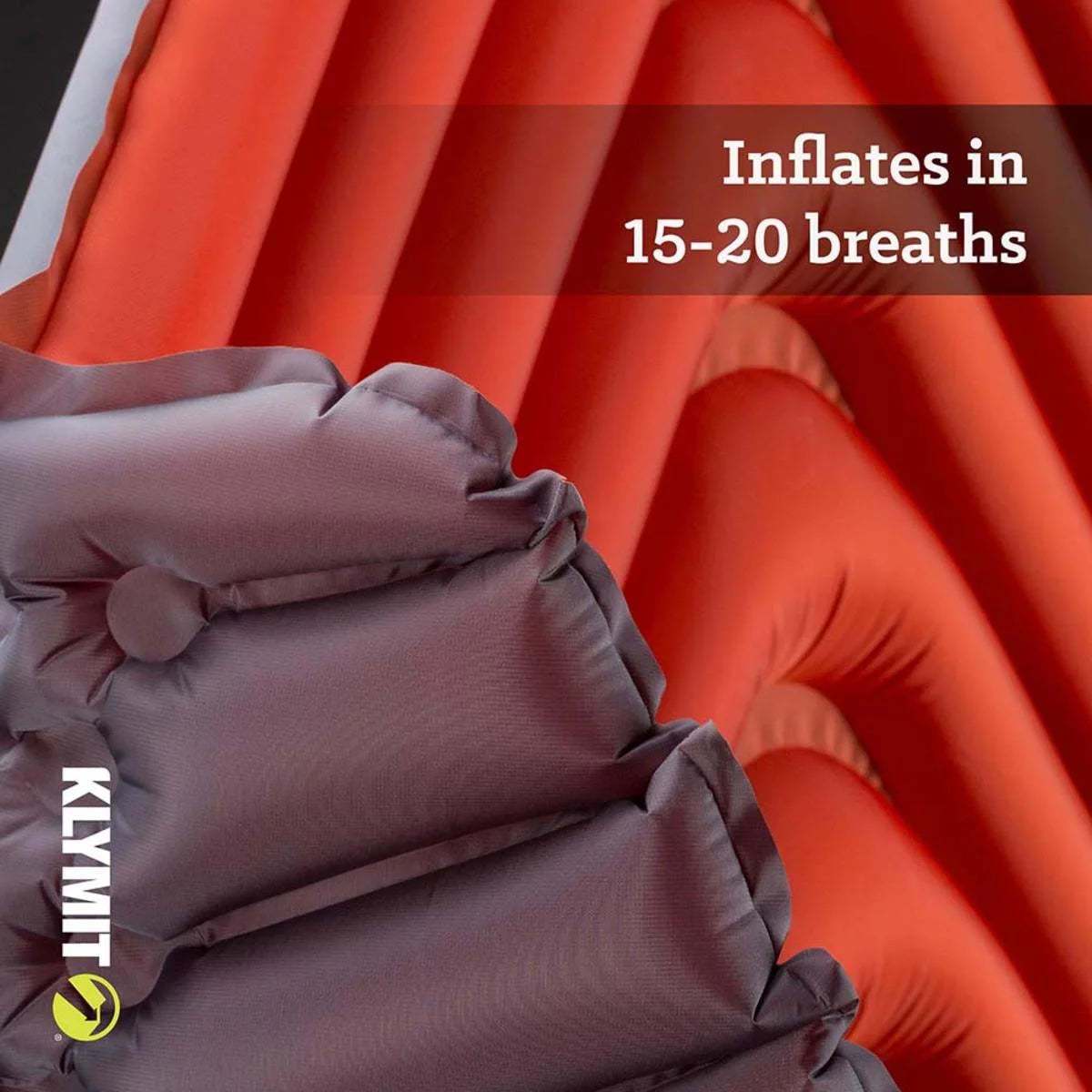 Klymit Insulated Hammock V Sleeping Pad, Inflatable Lightweight 4 Season Camping Air Mattress