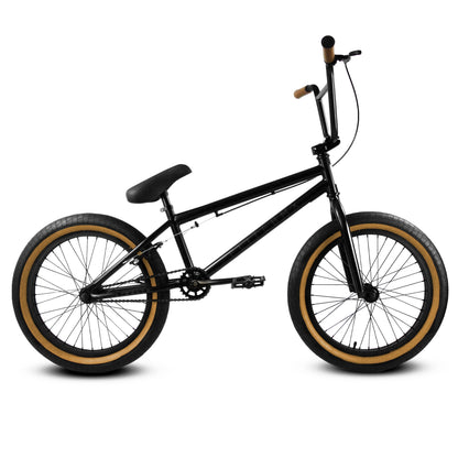 Elite BMX Bicycle 20” Freestyle Bike - Stealth Blue Purple Ideal for Ages 7 to 18 Years