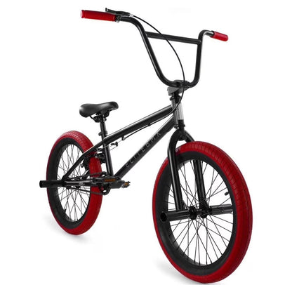 Elite BMX Bicycle 20” Freestyle Bike - Stealth Blue Purple Ideal for Ages 7 to 18 Years