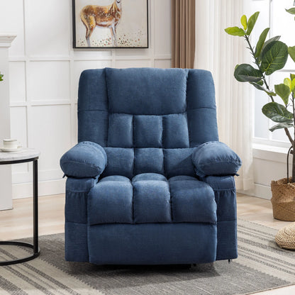 JONPONY Power Lift Recliner Chair Recliners for Elderly with Heat and Massage Recliner Chair for Living Room with Infinite Position and Side Pocket,USB Charge Port,Brown