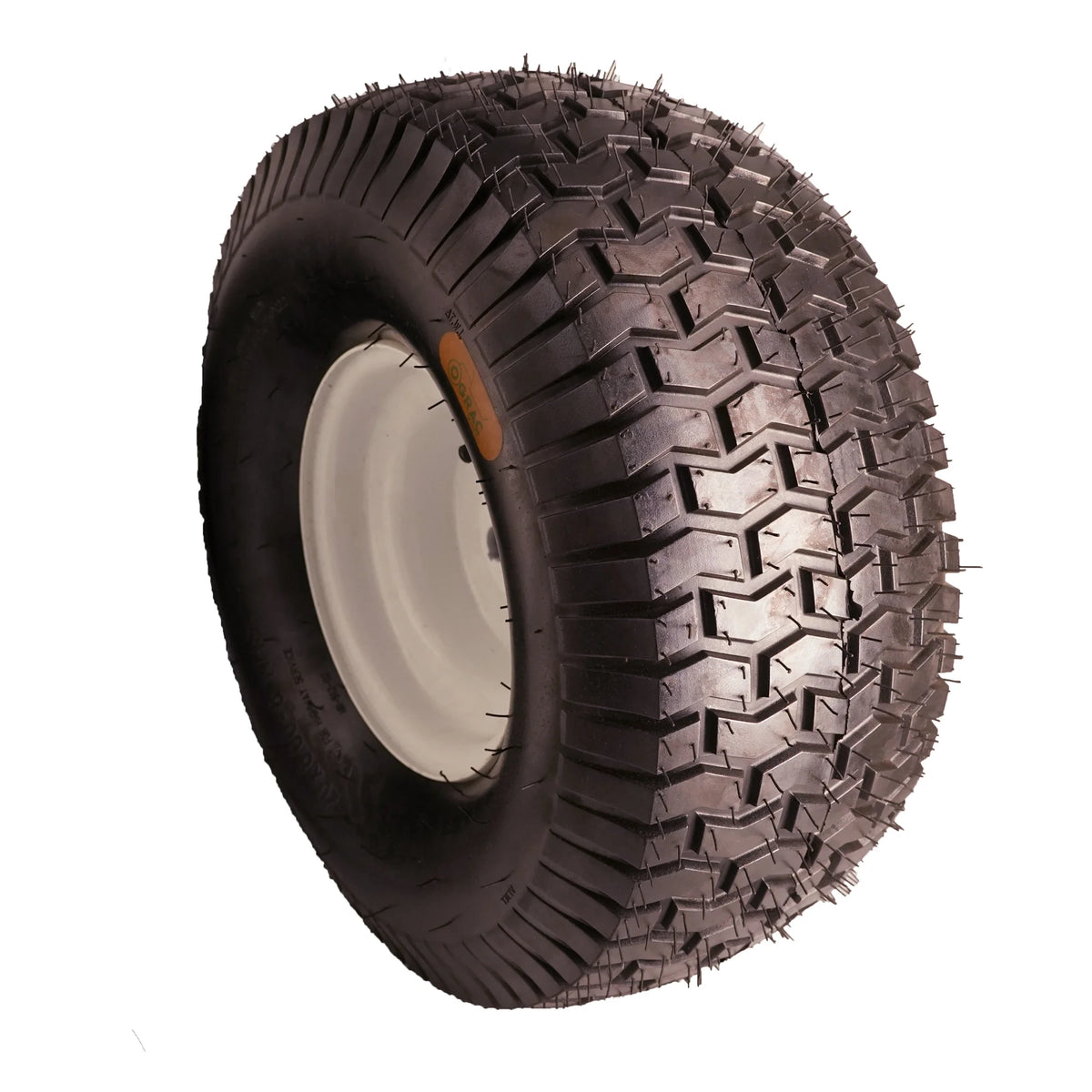 Set of 2 20x8.00-8 Lawn Mower Tire and Wheel Tubeless with 3/4 Bushing, 3.5��Offset Hub and 3 1/16�� Keyway 20x8x8 Lawn Mower Tire with Rim for Tractor Rear, Turf Tread 20 inch Wheels
