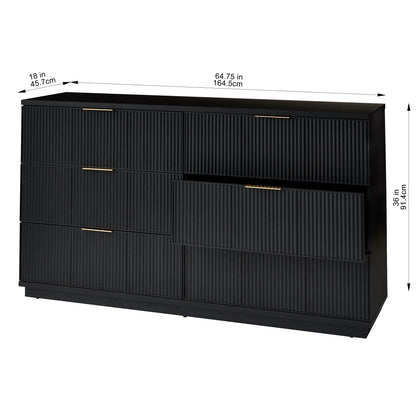 Better Homes and Gardens Lillian 6 Drawer Dresser, White