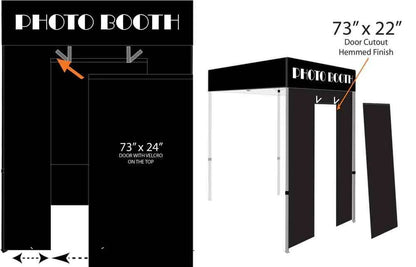 Impact Canopy 5x5 Pop Up Portable Photo Booth, Photo Tent