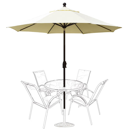 EliteShade 9Ft Market Umbrella Patio Outdoor Table Umbrella��Teal��