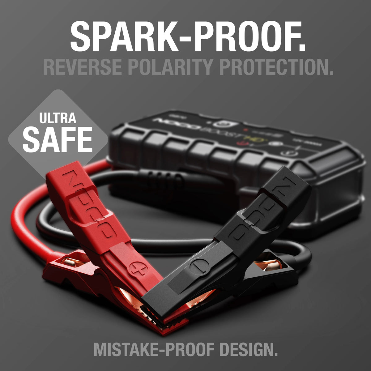 NOCO Boost GB70: 2000A 12V UltraSafe Portable Lithium Jump Starter