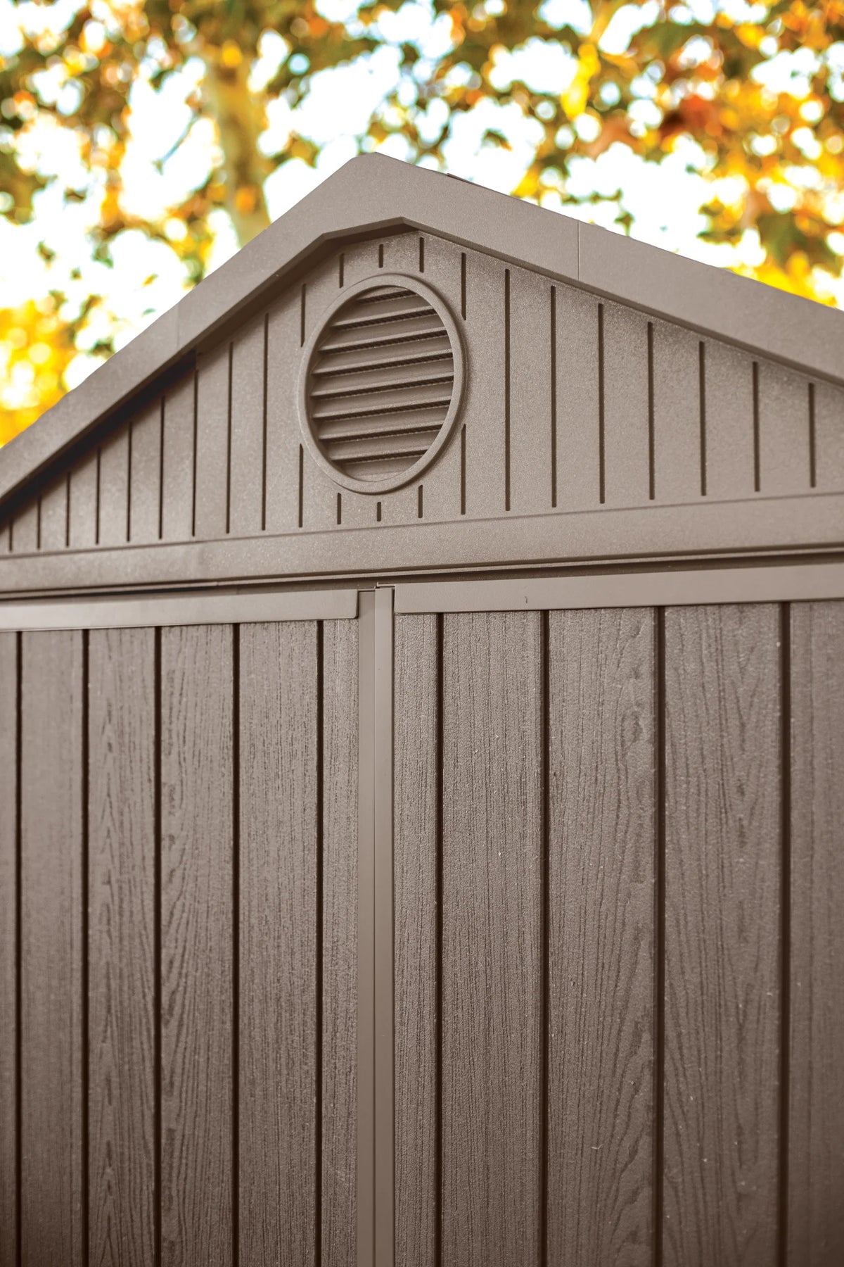 Keter Outdoor Storage Shed, Durable Resin, Compact & Portable, Store-It-Out Darwin, Grey