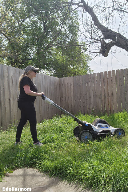 HART 40-Volt 20-inch Cordless Brushless Push Mower Kit, (1) 6.0Ah Lithium-Ion Battery