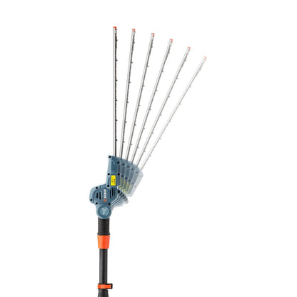 SENIX 20 Volt Max* Cordless Pole Hedge Trimmer 18-Inch Cutting / 21-inch Blade Length with Adjustable Head & Telescoping Shaft, Battery & Charger included, HTPX2-M