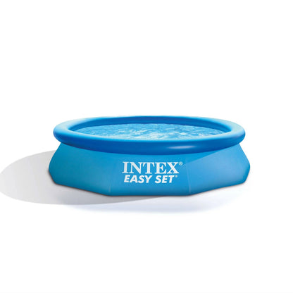 Intex 10' x 30" Easy Set Above Ground Swimming Pool With Filter Pump