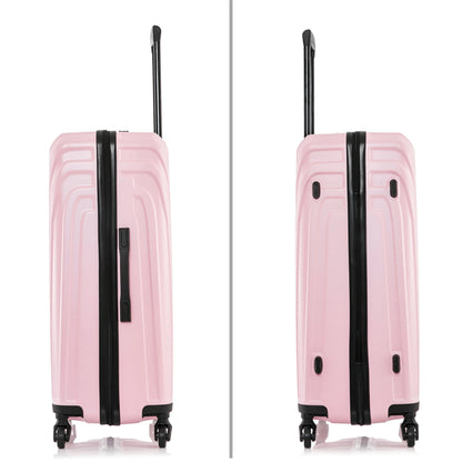 InUSA Vasty 28" Hardside Lightweight Luggage with Spinner Wheels, Handle, and Trolley, Gray
