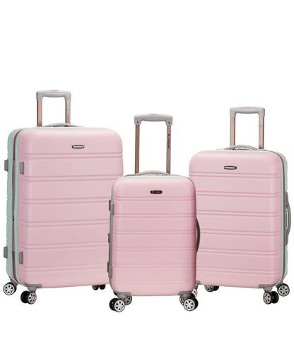 Rockland Luggage Melbourne 3 Piece Hardside Luggage Set, F160