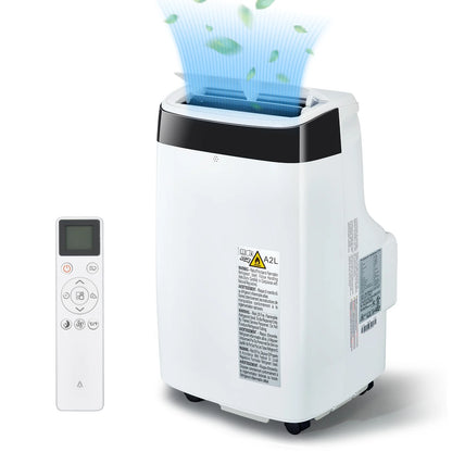 EastVita 10000 BTU Air Conditioner Portable for Room, 3-in-1 AC Unit, Dehumidifier and Fan, Air Conditioners with Remote Control & Window Kit, Sleep Mode, LED Display, Cooling Room up to 450 Sq.ft