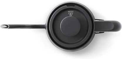 BALMUDA The Kettle | Electric Gooseneck Kettle | Lightweight | Stainless Steel | 0.6L (20fl oz) Capacity | Neon Light Indicator | Perfect for Tea and Coffee | US Version | Black