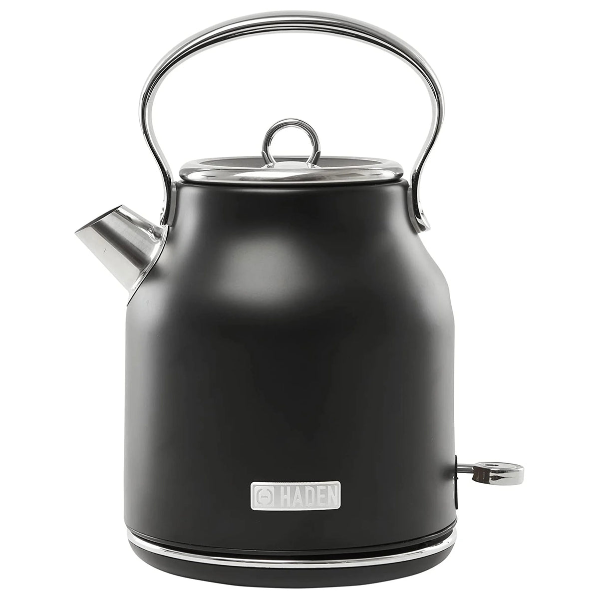 Haden Heritage 1.7 Liter Electric Kettle with 2 Slice Bread Toaster, White