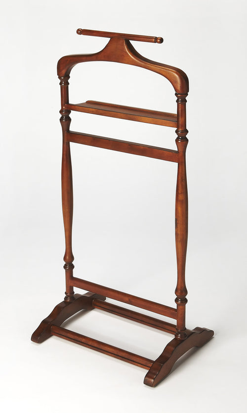 Butler Specialty Company Judson Wood Valet Stand In Olive Ash Burl