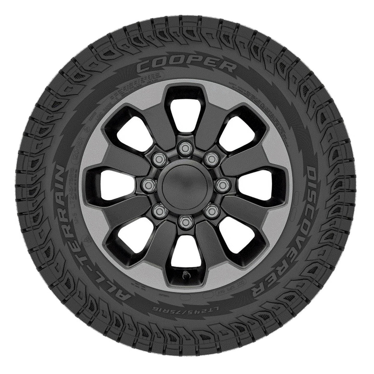 Cooper Discoverer All-Terrain 245/65R17 111T Light Truck & SUV Tire Fits: 2004 Jeep Grand Cherokee Overland, 2019 Jeep Cherokee Trailhawk Elite