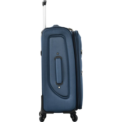 Expandable Softside Luggage Sets 3 Piece,Upright Spinner Suitcases with Wheels,Lightweight Carry on Luggage Travel Set,Green