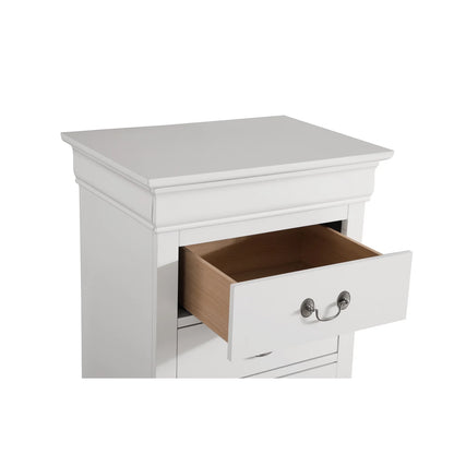 Glory Furniture Louis Phillipe 7 Drawer Lingerie Chest in Cherry