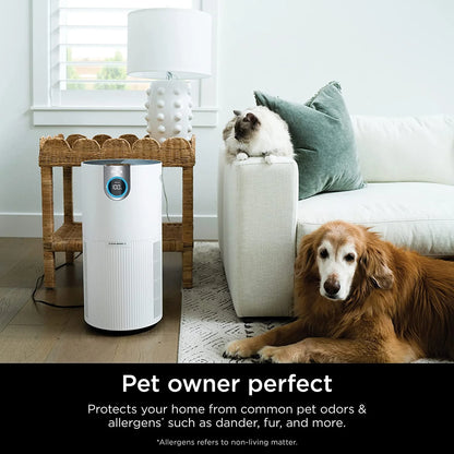 Shark Air Purifier MAX 1000 Sq Ft HEPA Air Purifier, White