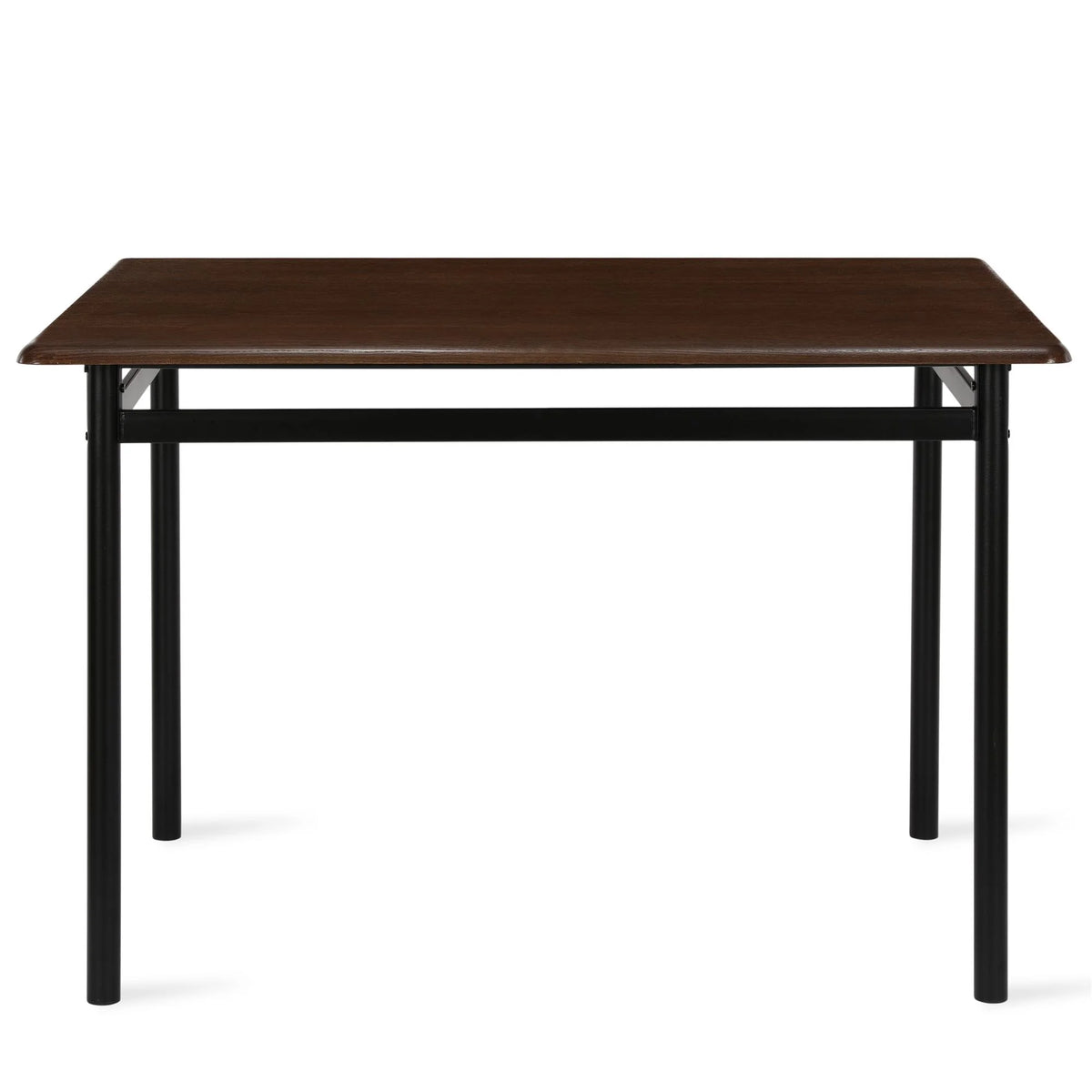 Mainstays 5-Piece Wood & Metal Dining Room Set, Seats 4, Canyon Walnut & Black