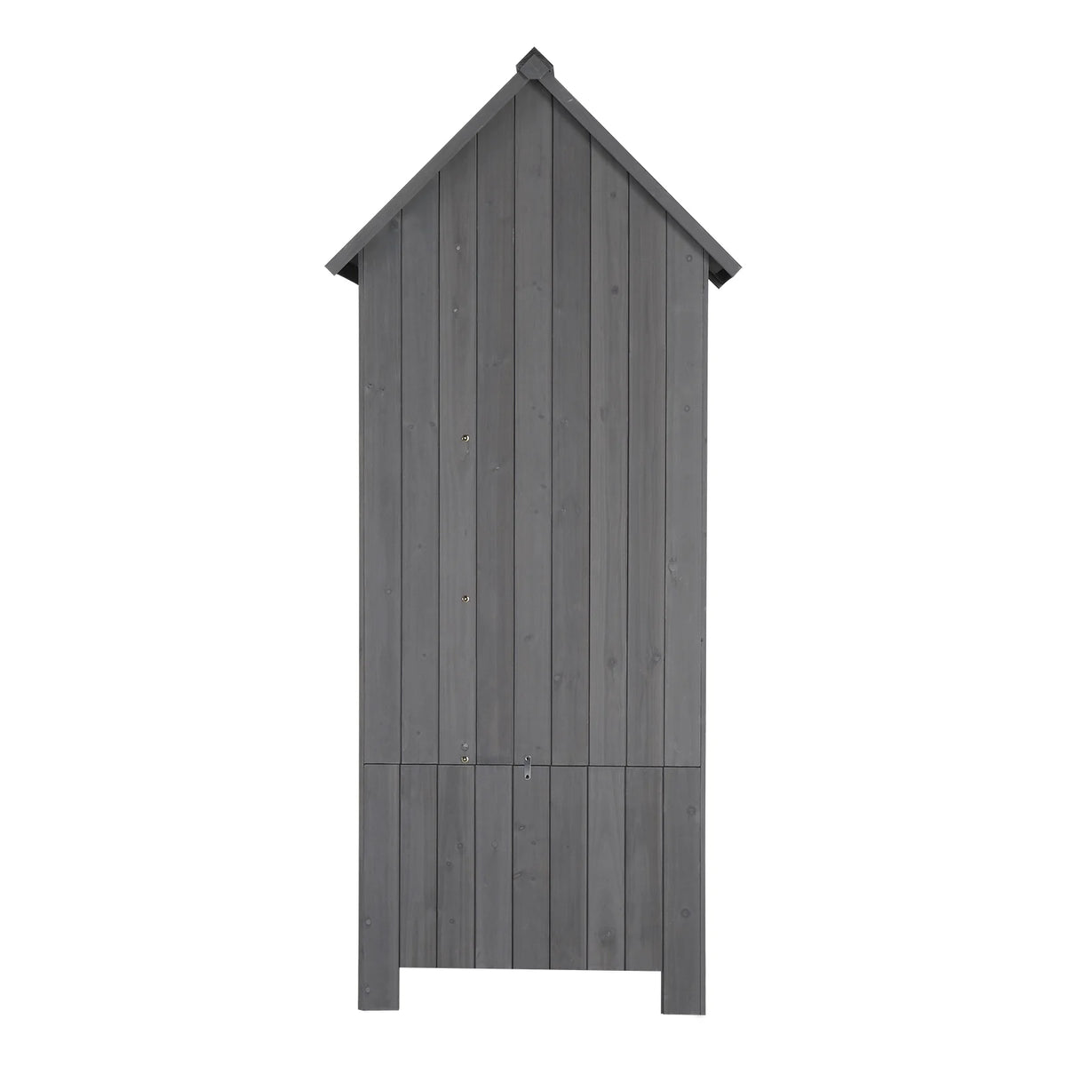 iTopRoad 70in Outdoor Storage Shed for Garden Tools, Wooden Patio Shed Lockers