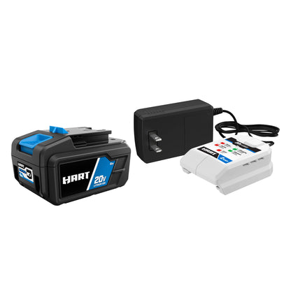 HART 20-Volt Brushless Reciprocating Saw with 4Ah Battery and Charger Starter Kit Bundle